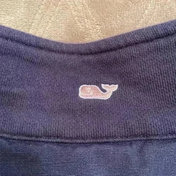 Vineyard Vines XXS Navy Sweat Shirt 1/4 zip - Picture 3 of 7